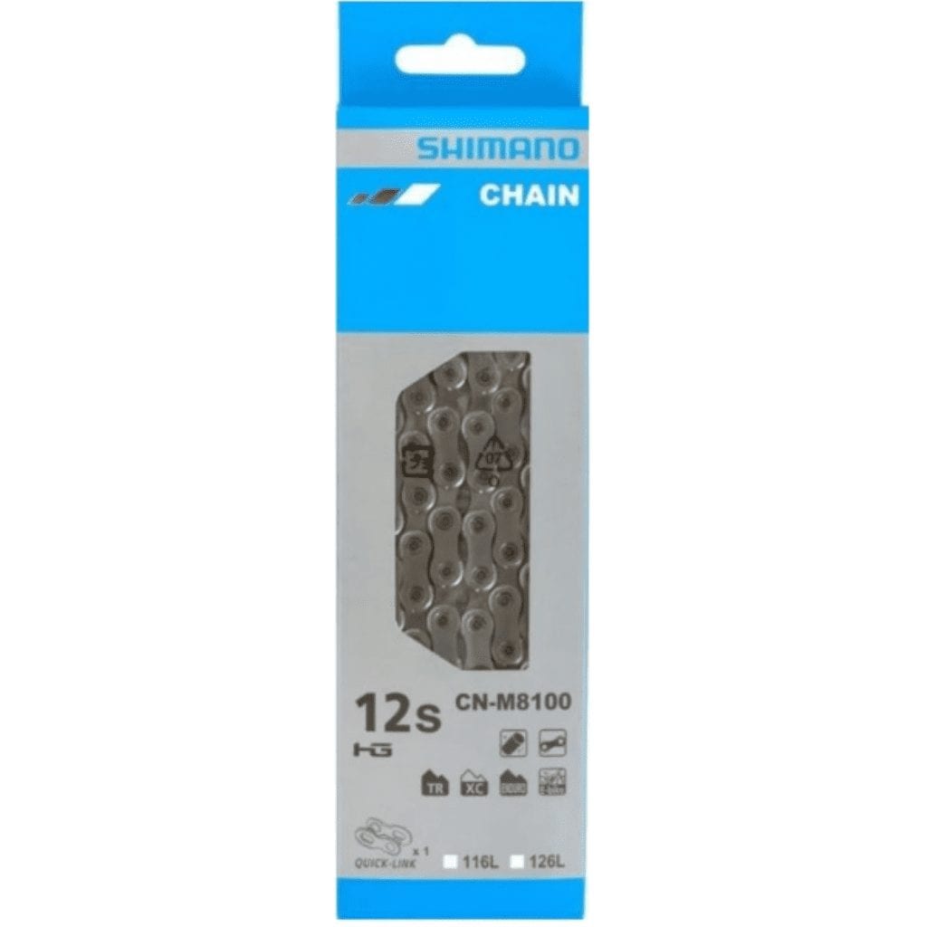 Ketting 12 speed Shimano CN-M8100 met quick link - 138 schakels Ketting 12 speed Shimano CN-M8100 met quick link - 138 schakels