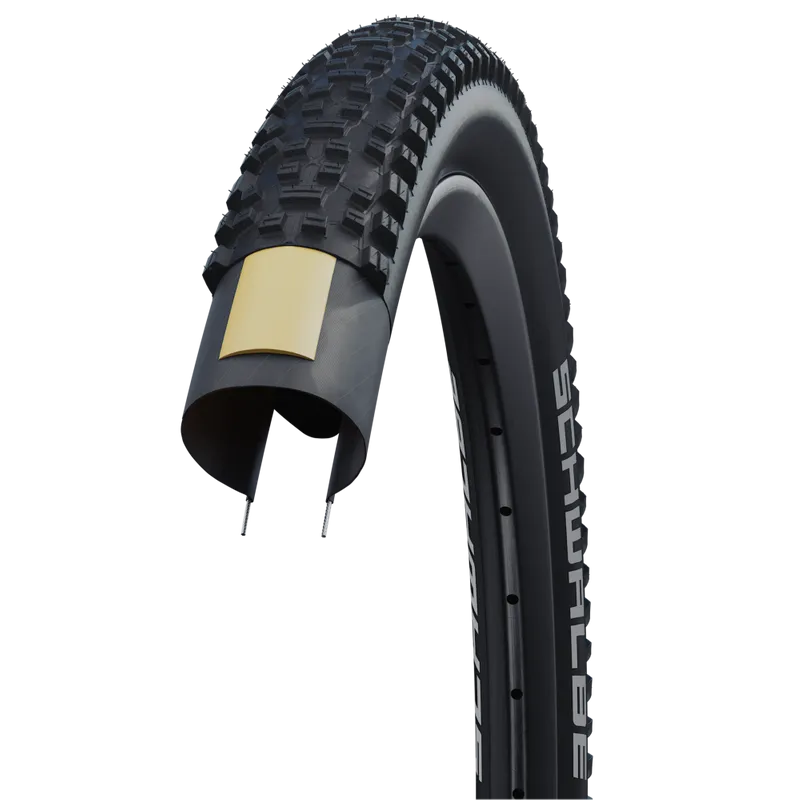 SCHWALBE TYRE RAPID ROB 26 X 2.25 ACTIVE WIRE SBC K-GUARD TUBE-TYPE HS425 BLACK