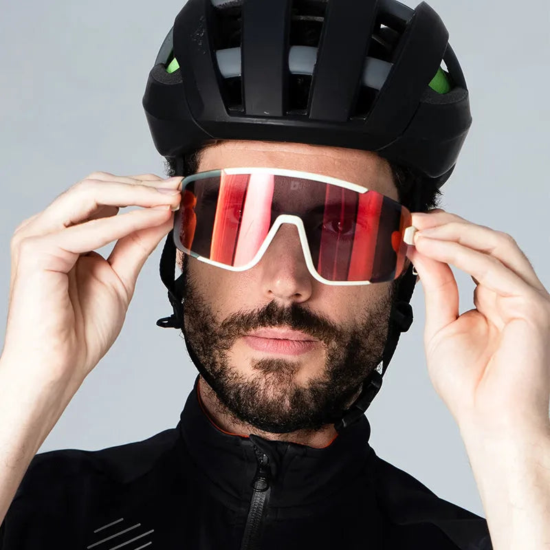 ULAC Neo Vue HOKO Off White / Rally Red Photochromic