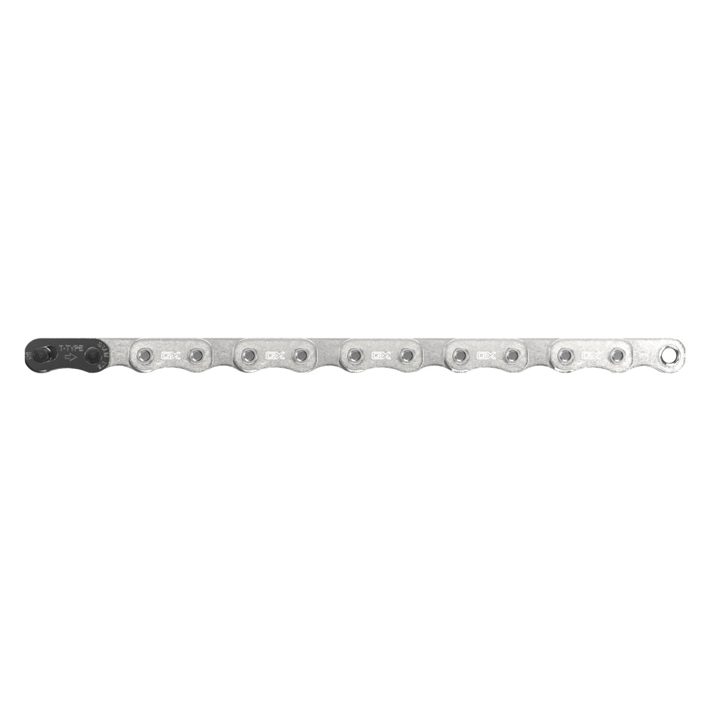 SRAM Chain GX T-Type PVD Eagle SolidPin 126 Links PowerLock 12 Speed Silver