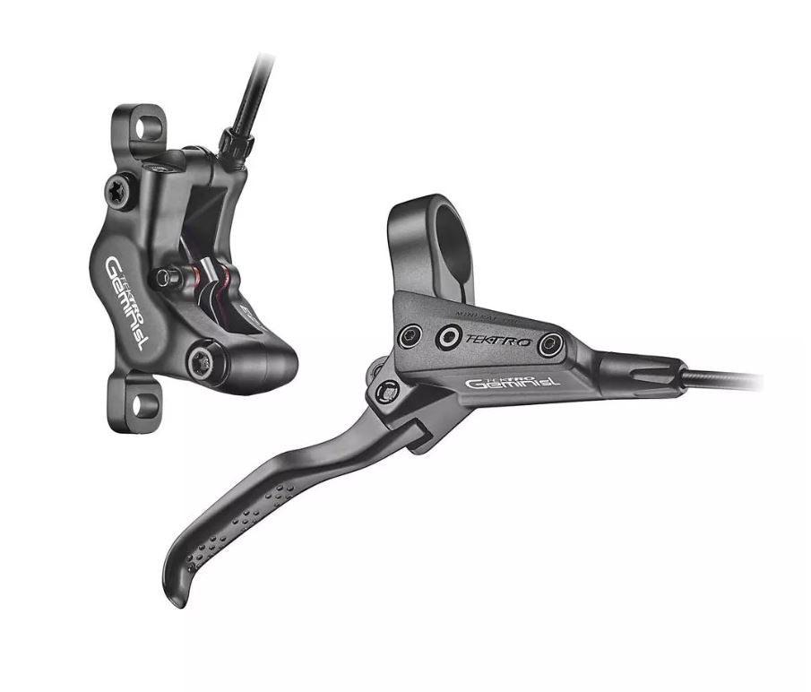 TEKTRO E-BIKE BRAKE HD-M535 LH LEVER BLACK WITH BLACK CALIPER FOR 2.3MM, 1900MM HOSE (AM)