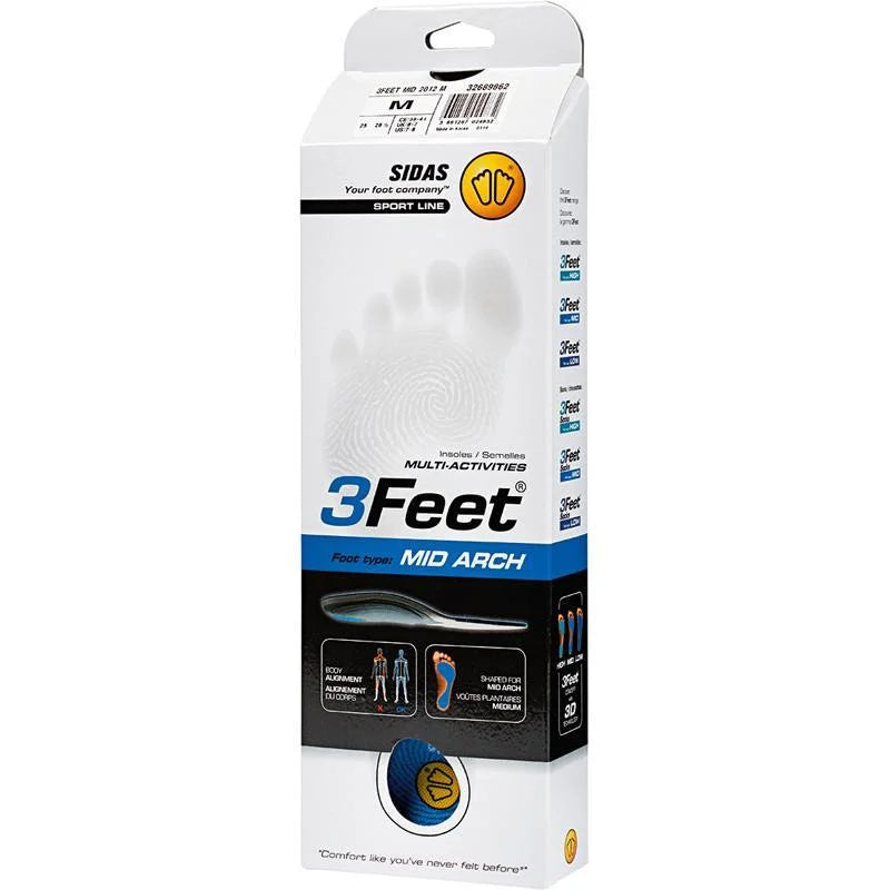 SIDAS 3FEET INSOLES MID ARCH