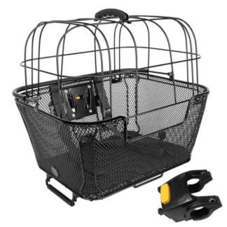 PET BASKET WITH CAGE AND QUICK RELEASE