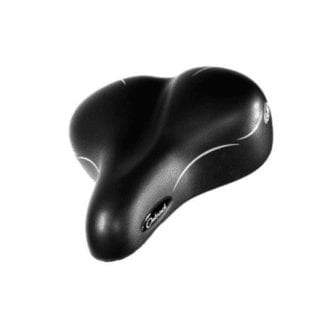 ONTRACK SADDLE UNISEX WIDE GEL BASE CUT BLACK - gel comfort saddle