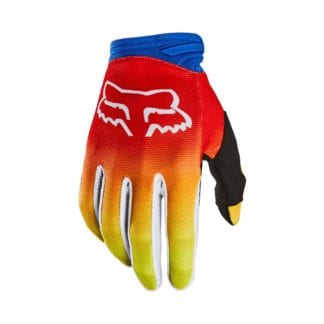FOX YOUTH DIRTPAW FYCE GLOVE BLUE RED FADE