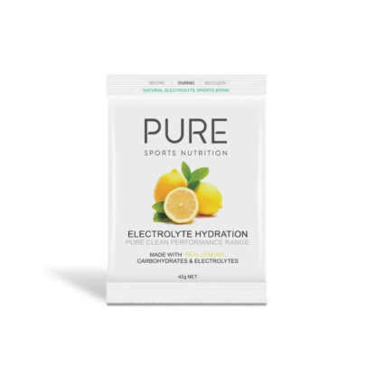 PURE ELECTROLYTE HYDRATION 42g SACHETS lemon