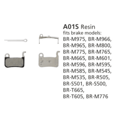 SHIMANO BR-M775 DISC BRAKE PADS A01S RESIN