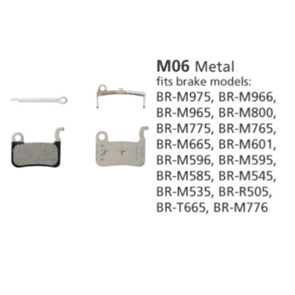 SHIMANO BR-M965 DISC BRAKE PADS M06 METALLIC