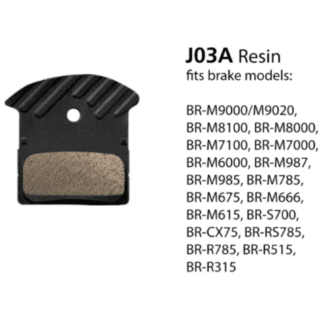 SHIMANO BRAKE PADS J03A RESIN PAD & SPRING XTR M9000 SERIES