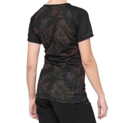 100% WOMENS AIRMATIC JERSEY BLACK FLORAL 1