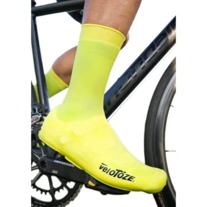 VELOTOZE TALL SHOE COVER SILICONE WITH SNAPS VIS YELLOW 5