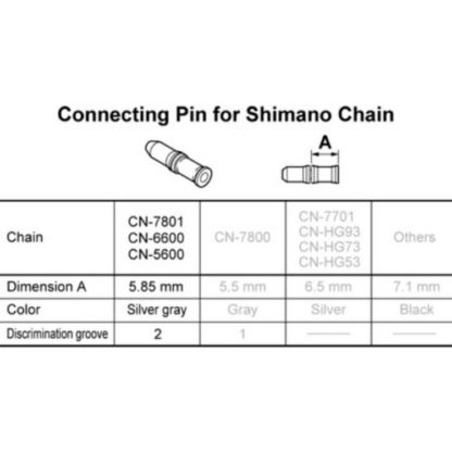 SHIMANO CHAIN CONNECTING PINS 3 PACKS 10SPEED