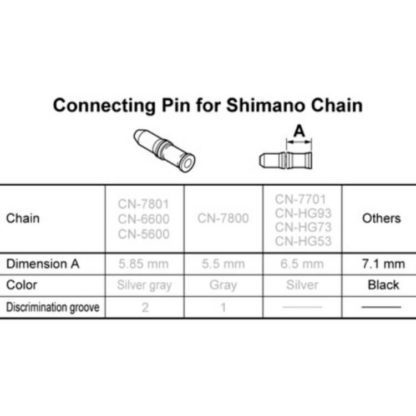 SHIMANO CHAIN CONNECTING PINS 3 PACKS 8SPEED