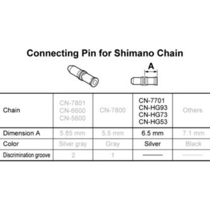 SHIMANO CHAIN CONNECTING PINS 3 PACKS 9SPEED