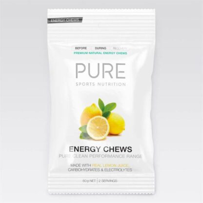 PURE ENERGY CHEWS 60g lemon