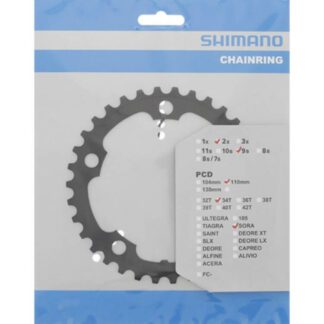 SHIMANO FC-3550 CHAINRING 34T BLACK F TYPE 110BCD 5 BOLTS