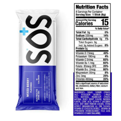 SOS Daily Hydration Sachets Berry Nutritional