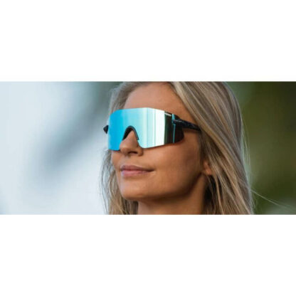 TIFOSI VOGEL SL SUNGLASSES Crystal Smoke - Smoke Bright Blue Lens 2